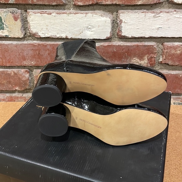 Rebecca Minkoff Izette patent leather bootie New in box - Picture 9 of 9